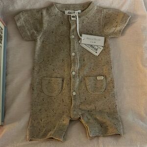 Tartine et Chocolat NWT knit baby romper 3 m
